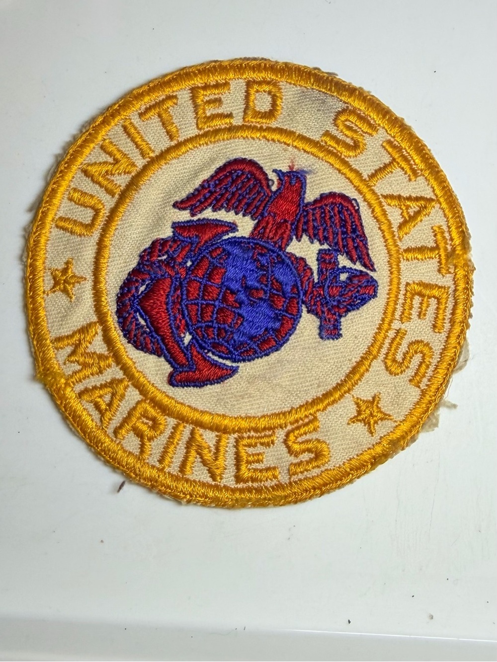 Vintage United States Marines Embroidered Patch - 4”